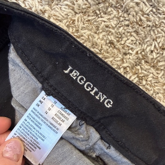 American Eagle Outfitters Skinny Jeans Distressed Black size 10 - Picture 10 of 12